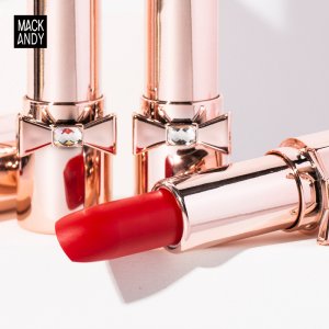 彩妝國(guó)貨瑪可安迪小金管啞光口紅貼牌OEM/ODM