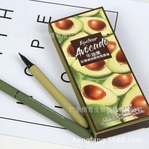 恒芳HengFang牛油果絲滑速繪黑棕色套盒眼線筆OEM/ODM代加工