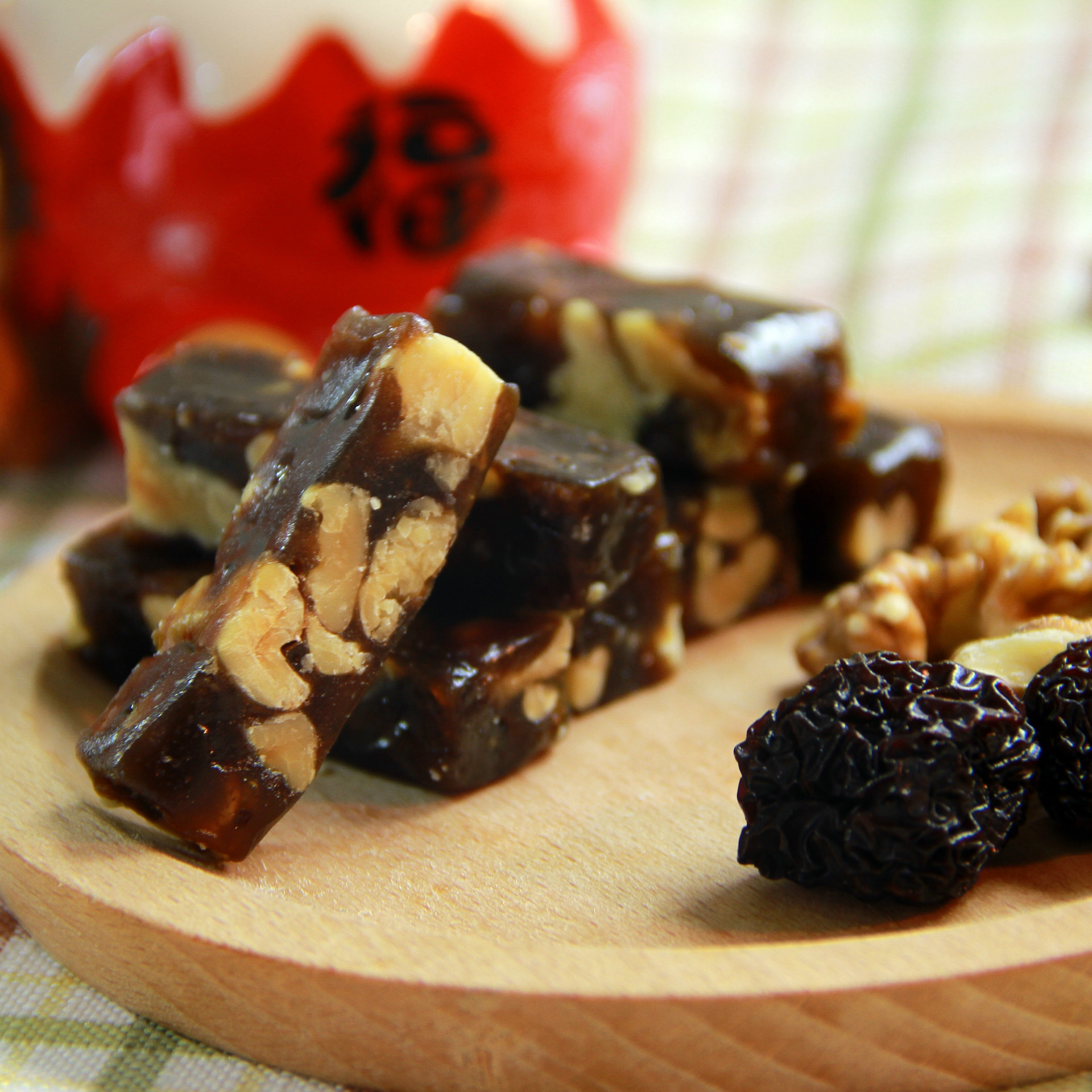 萌爍︱臺(tái)式南棗核桃糕寒天糖軟糖果 OEM代加工