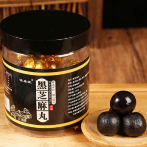 即食蜂蜜黑芝麻丸180g裝貼牌定制代加工