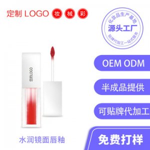 網(wǎng)紅彩妝水潤鏡面絲絨唇釉 OEM/ODM代加工