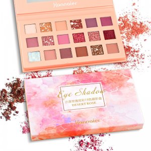 韓奈兒沙漠玫瑰18色眼影盤OEM代加工