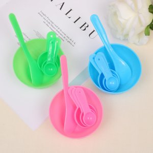 5件套調(diào)面膜碗套裝塑料調(diào)膜碗貼牌OEM/ODM