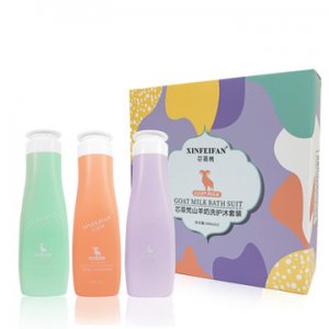 快手網(wǎng)紅芯菲梵山羊奶洗護沐套盒 OEM/ODM代加工