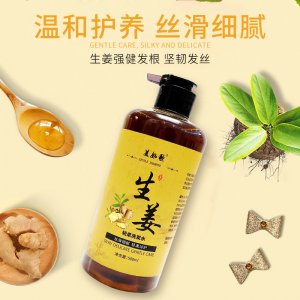 無硅油生姜人參洗發(fā)膏 貼牌定制代加工
