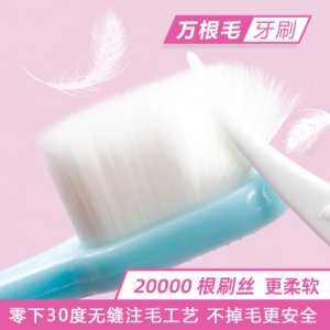 日本微納米萬根毛牙刷細軟毛可OEM/ODM代工