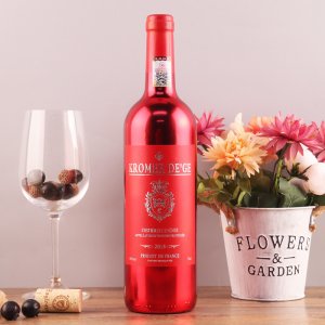 法國紅酒鎏金瓶15度OEM/ODM代加工