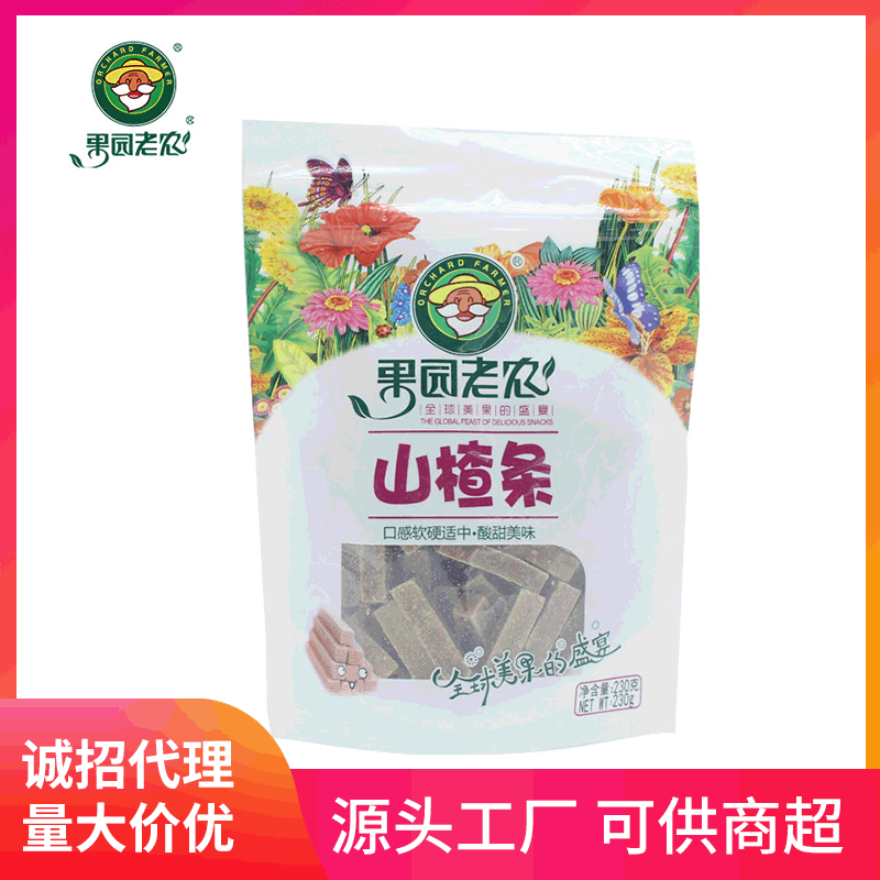 果園老農(nóng)山楂條230g代加工貼牌OEM/ODM