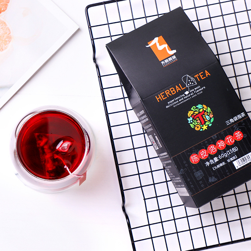 陳皮洛神花茶60克OEM/ODM定制代加工