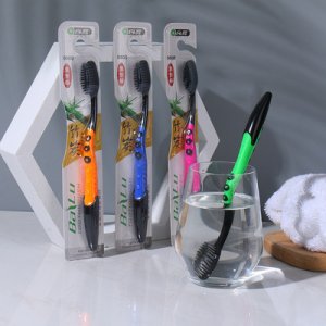 軟毛竹炭牙刷代加工貼牌OEM/ODM