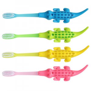 兒童牙刷可愛小動(dòng)物軟毛四支裝OEM/ODM代加工