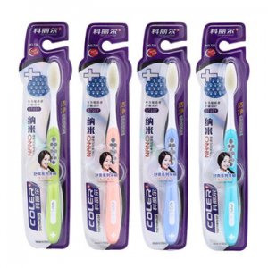 科麗爾清潔護(hù)齒型圓柄牙刷貼牌定制代加工