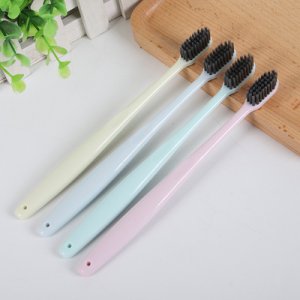 成人4支裝超細(xì)毛無印牙刷代加工貼牌OEM/ODM