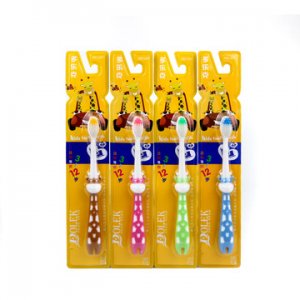 DOLEK/多樂克3-12歲小頭軟毛秸稈牙刷代加工貼牌OEM/ODM