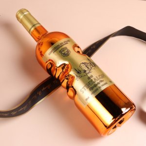 法國進口紅酒鍍金瓶天使之手瓶可OEM/ODM代工