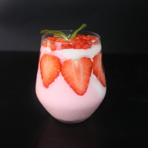 家用草莓味布丁粉貼牌定制代加工