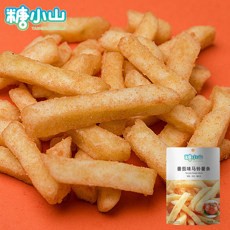 糖小山-番茄味馬鈴薯?xiàng)l50g可OEM/ODM代工