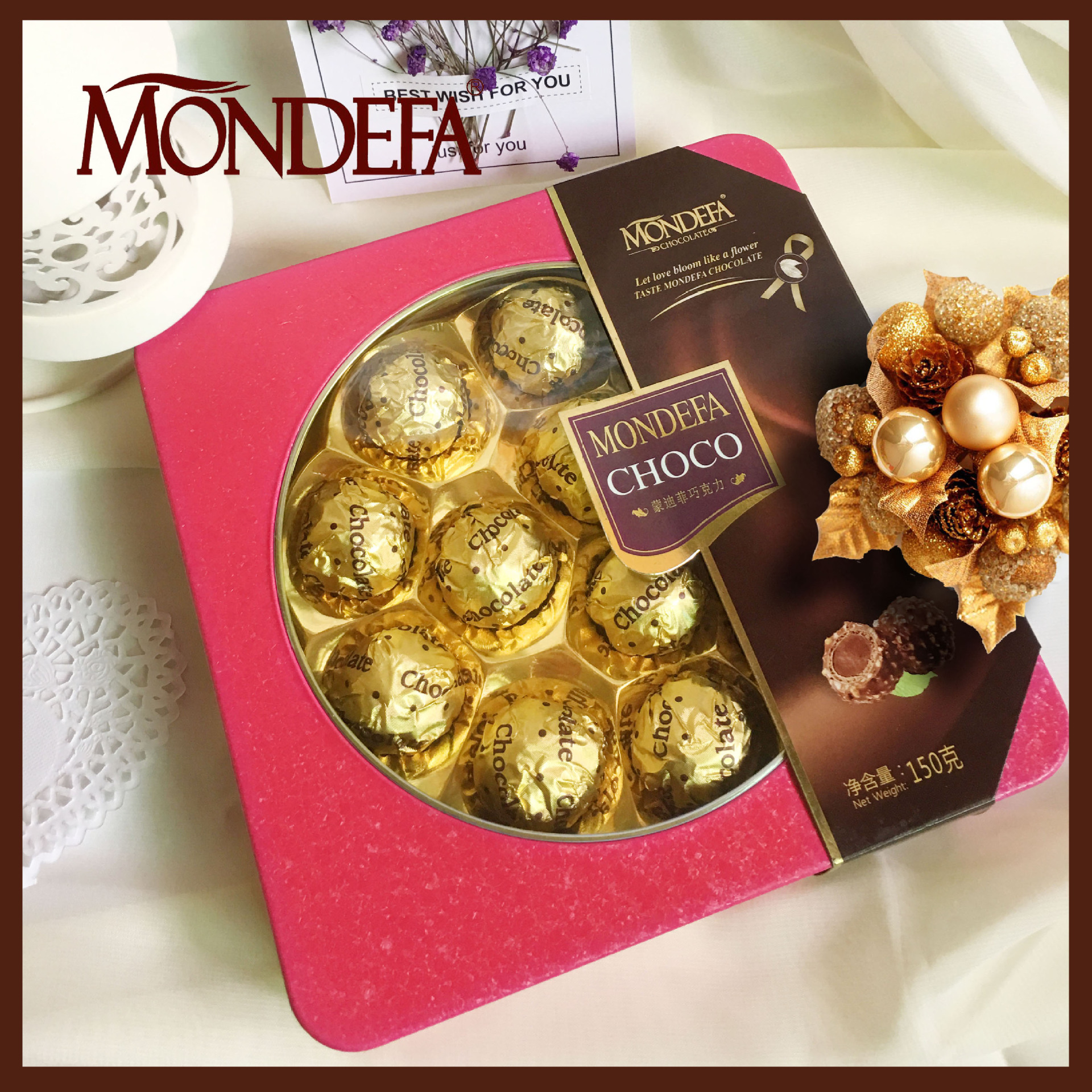 金莎巧克力婚禮喜糖果OEM/ODM代加工