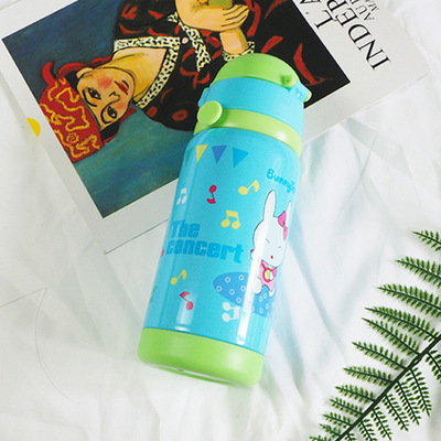 卡通背帶寶寶直身吸管水杯貼牌OEM/ODM