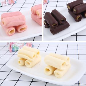蛋糕卷牛奶巧克力草莓味西式糕點(diǎn)貼牌OEM/ODM