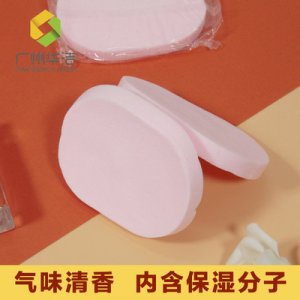 洗臉潔面舒適海綿圓形面撲代加工貼牌OEM/ODM