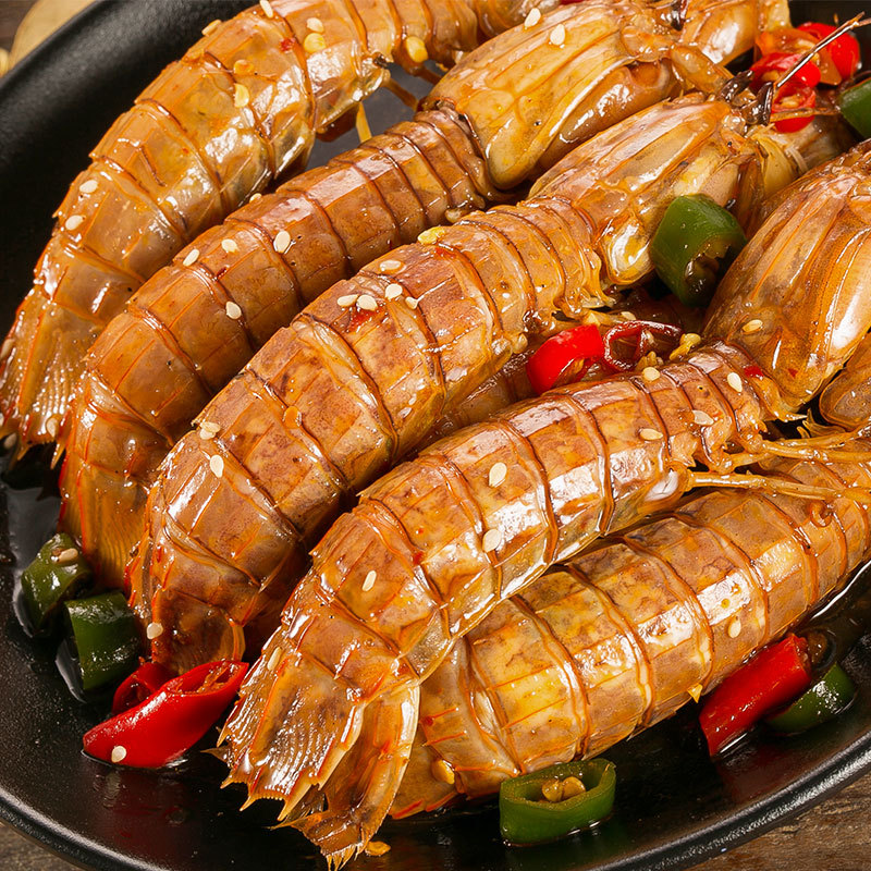 殼百味椒鹽皮皮蝦貼牌定制代加工