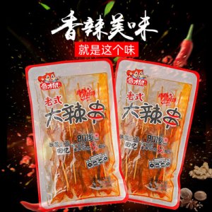 老式大辣串香辣條可OEM/ODM代工