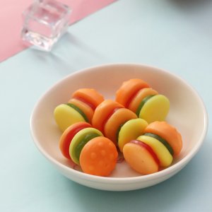 漢堡軟糖水果油皮糖定制貼牌OEM/ODM