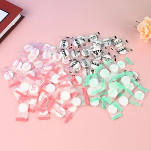 四色混裝一次性糖果無紡布?jí)嚎s面膜OEM/ODM