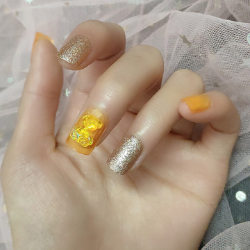 少女可愛系列穿戴美甲貼牌定制代加工