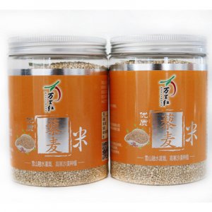 青海萬(wàn)里紅優(yōu)良白藜麥400克瓶OEM/ODM代加工