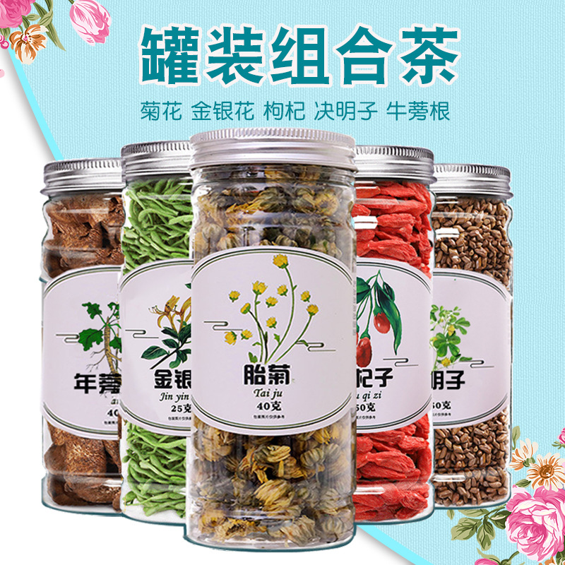茶菊花金銀花決明子牛蒡根枸杞茶貼牌定制代加工