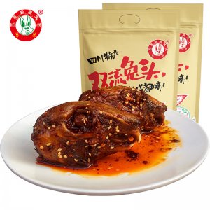 四川雙流特產(chǎn) 三星云崖玉兔冷吃兔頭380g電商爆品休閑食品代加工貼牌OEM/ODM