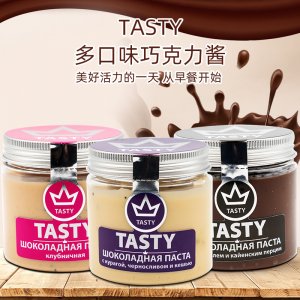 俄羅斯進(jìn)口罐裝干果巧克力多種口味烘培早餐涂抹面包醬OEM/ODM代加工