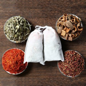 泡腳廠家真材實料艾葉草本足浴包抽繩束口貼牌定制OEM/ODM定制代加工