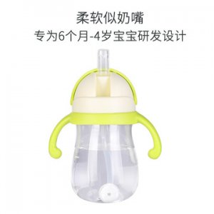 帶手柄嬰兒學飲杯吸管水杯貼牌OEM/ODM