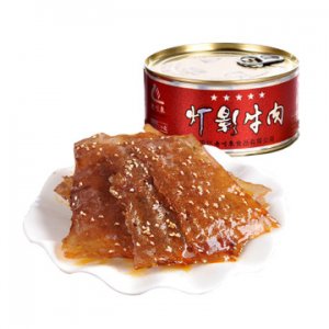 老川東100g五星燈影牛肉片罐頭OEM/ODM