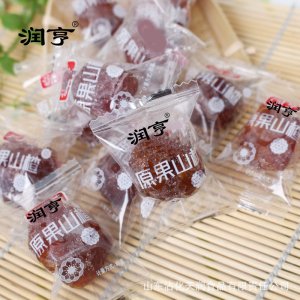 原果山楂獨(dú)立小包裝空心山楂1斤果脯蜜餞辦公室休閑零食OEM/ODM定制代加工