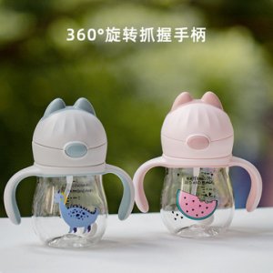 兒童吸管杯tritan寶寶水杯貼牌OEM/ODM