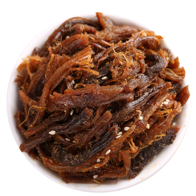 福建龍巖特產(chǎn)手撕豬肉條罐裝批發(fā)豬肉絲辦公室小吃肉類零食OEM代加工