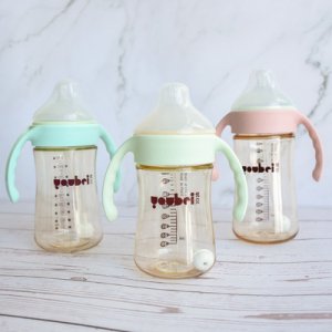 優(yōu)貝youbei 大寬口徑ppsu奶瓶 仿母乳奶瓶防脹氣防摔寶寶奶瓶貼牌定制代加工