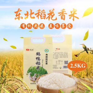 農(nóng)娃大米 稻花香米東北大米5斤裝真空裝大米OEM/ODM代加工