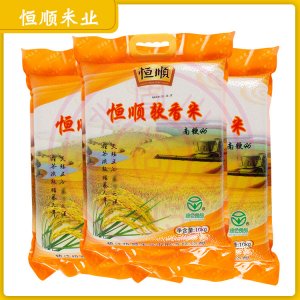 恒順5kg軟香米（規(guī)格1x4）南粳軟香米大米批發(fā) 大米顆粒飽滿粳米OEM/ODM定制代加工