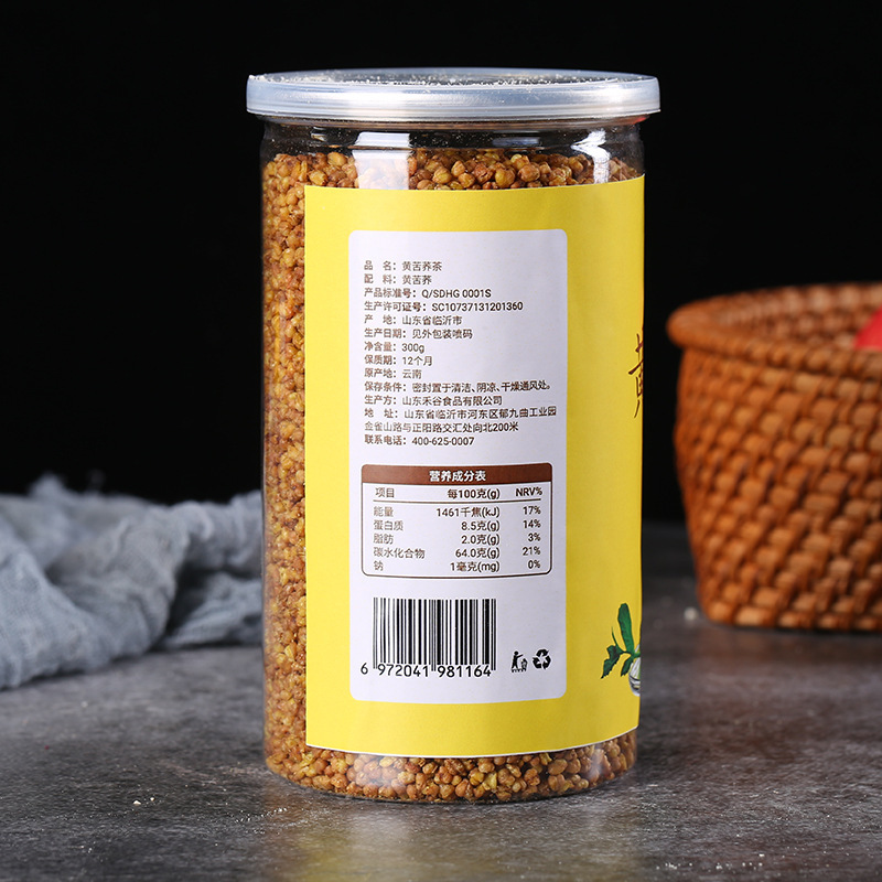 膨化苦蕎茶300g罐裝貼牌OEM/ODM