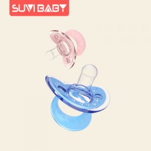 蘇維寶寶全硅膠安撫奶嘴嬰兒情緒安撫不哭母乳奶嘴貼牌定制代加工