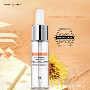 跨境VIBRANT GLAMOUR水楊酸收縮毛孔精華液補(bǔ)水去黑頭粉刺OEM/ODM定制代加工