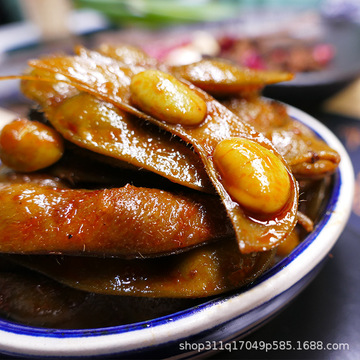 可代加工 章鴨子毛豆128g（6小包）香辣/嘿鴨味 休閑零食批發(fā)OEM/ODM代加工