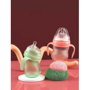  廣口嬰兒硅膠奶瓶可OEM/ODM代工