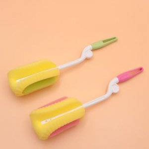 家用旋轉(zhuǎn)無死角海綿刷奶嘴刷OEM/ODM