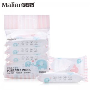 瑪莉安 5包裝100片水潤濕巾可OEM/ODM代工